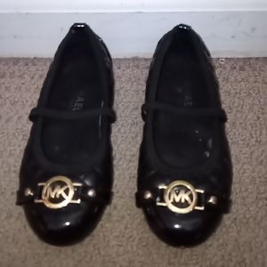 Girls Michael Kors Slip On Mary Jane Quilted Black Shoes Sz. 12?
